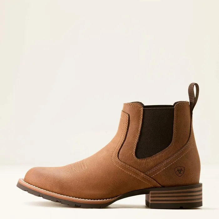 Men Western Boots Ariat Hybrid Low Boy Round Toe Western Boot Desert Brown