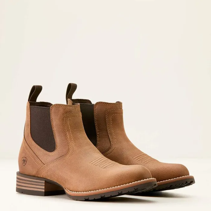 Men Western Boots Ariat Hybrid Low Boy Round Toe Western Boot Desert Brown