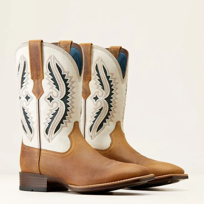 Men Western Boots Ariat Rowder VentTEK 360deg Cowboy Boot Marbled Tanwhite Men Western Boots Ariat Rowder VentTEK 360deg Cowboy Boot Marbled Tanwhite