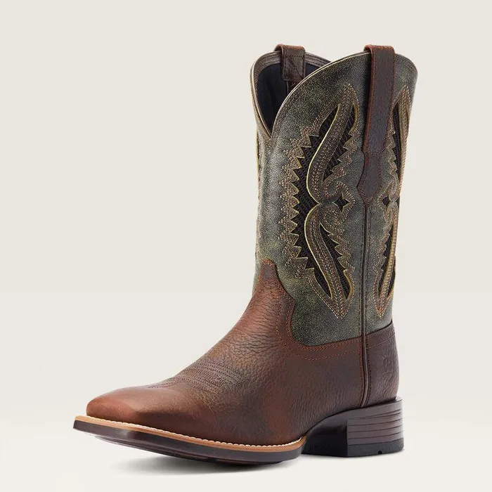 Men Western Boots Ariat Rowder VentTEK 360deg Cowboy Boot Rowdy Rust