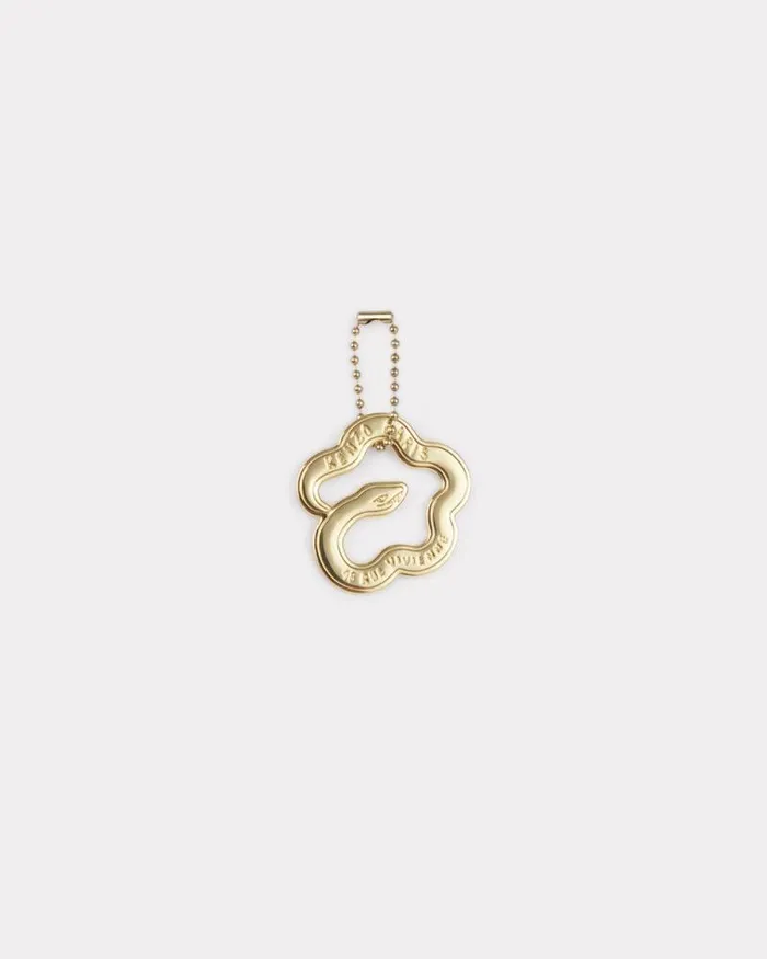MenWomen 039KENZO Stamp039 Shoe Charm Gold Kenzo Pins And Jewelry