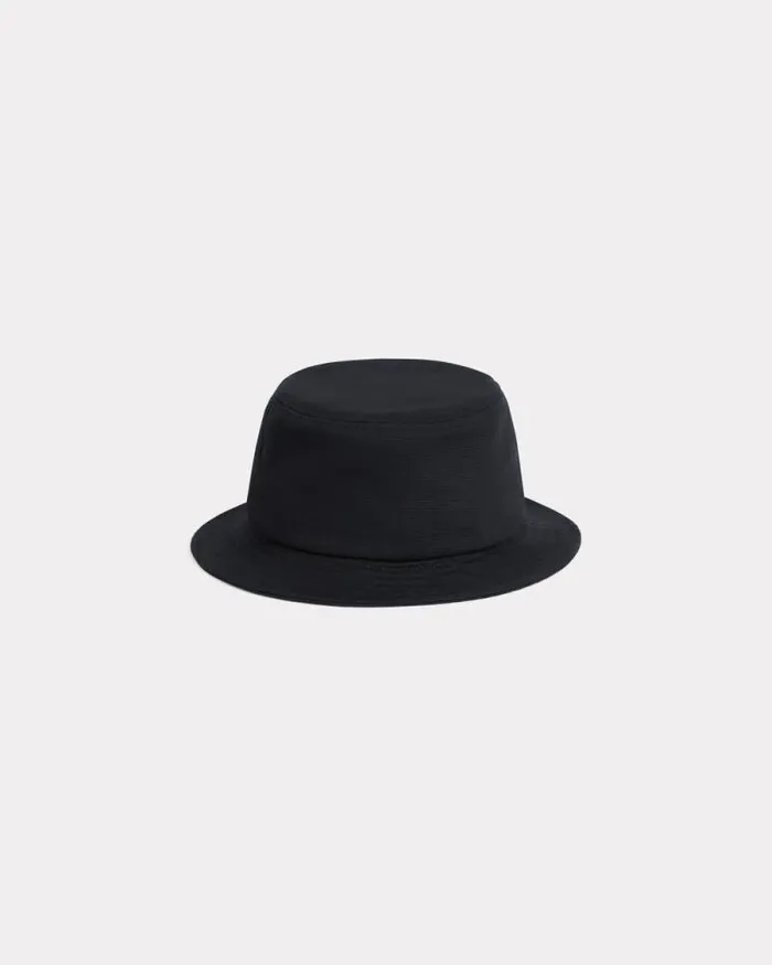 MenWomen 039KENZO Utility039 Embroidered Hat In Cotton Black Kenzo Caps And Hats
