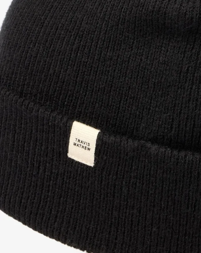 MenWomen Beanies TravisMathew CLOUD BEANIE Black MenWomen Beanies TravisMathew CLOUD BEANIE Black