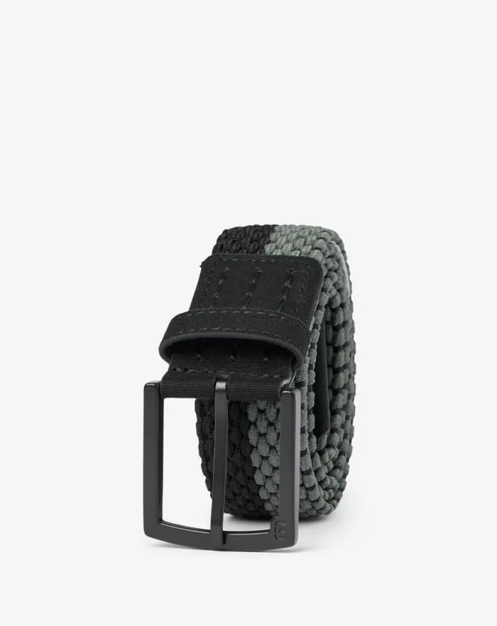 MenWomen Belts TravisMathew NOON HEAT STRETCH WOVEN BELT Dark Olive