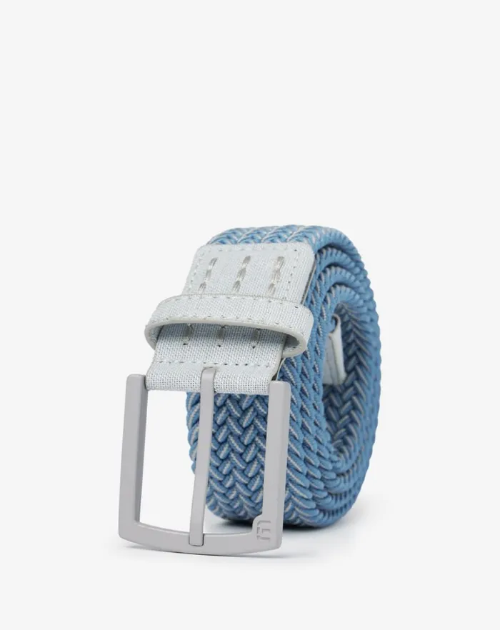 MenWomen Belts TravisMathew REEF DIVER STRETCH WOVEN BELT Quiet Harbor