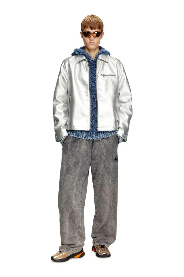 MenWomen Diesel Jackets JTHOME Silver