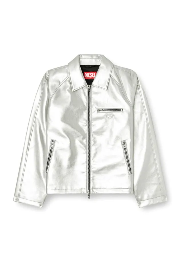 MenWomen Diesel Jackets JTHOME Silver MenWomen Diesel Jackets JTHOME Silver