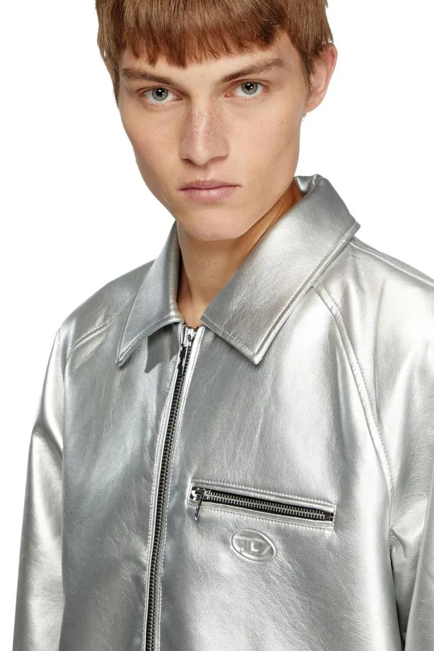 MenWomen Diesel Jackets JTHOME Silver MenWomen Diesel Jackets JTHOME Silver