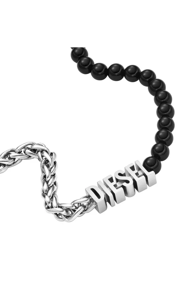 MenWomen Diesel Jewelry DX1543040 JEWEL Silverblack