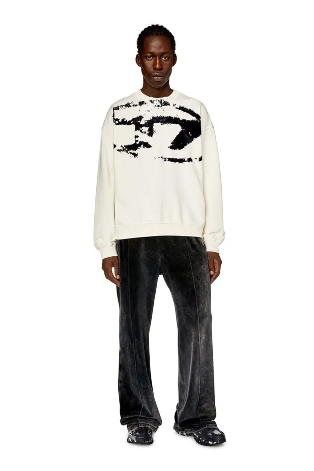 MenWomen Diesel Sweatshirts and Hoodies SBOXTN5 White