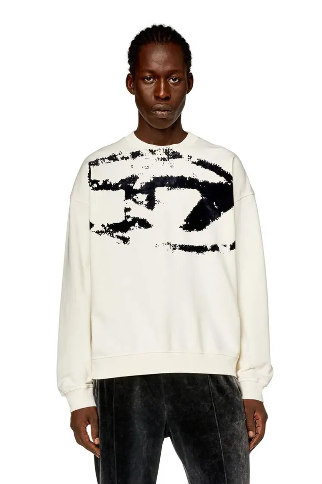 MenWomen Diesel Sweatshirts and Hoodies SBOXTN5 White MenWomen Diesel Sweatshirts and Hoodies SBOXTN5 White