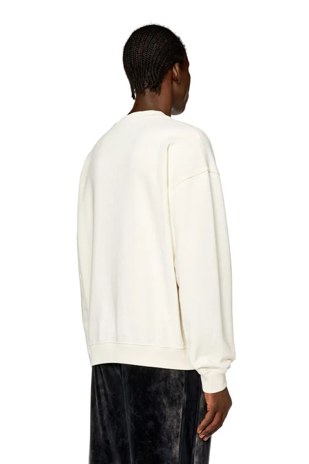 MenWomen Diesel Sweatshirts and Hoodies SBOXTN5 White MenWomen Diesel Sweatshirts and Hoodies SBOXTN5 White