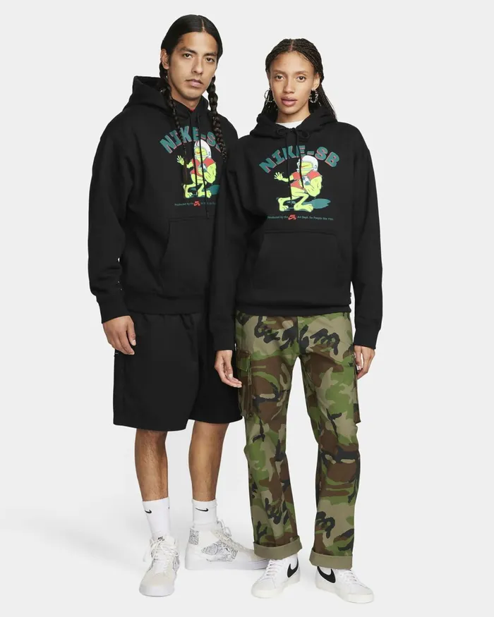 MenWomen Nike Hoodies And Sweatshirts SB Black