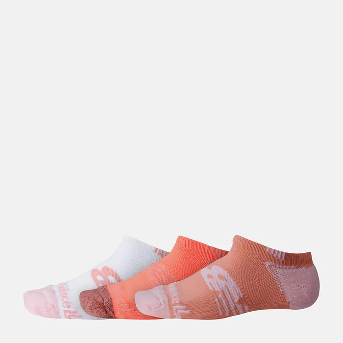 MenWomen No Show Run Sock 3 Pack Pink New Balance Socks