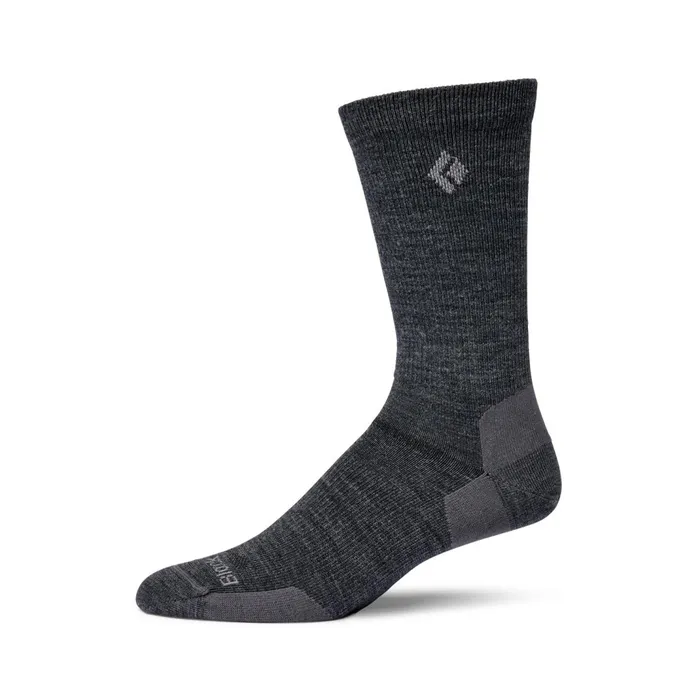 MenWomen Socks Black Diamond BD Ultra Light Crew Merino Sock Black Diamond Gear