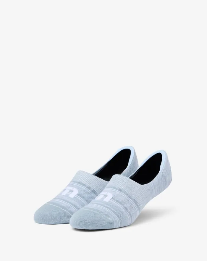 MenWomen Socks TravisMathew BAY CRUISE NO SHOW SOCK Heather Dusty Blue