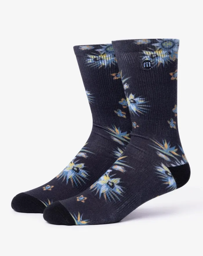 MenWomen Socks TravisMathew CLOSE CALL CREW CREW SOCK Black