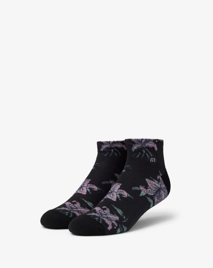 MenWomen Socks TravisMathew PARADISE PEAK ANKLE SOCK Black
