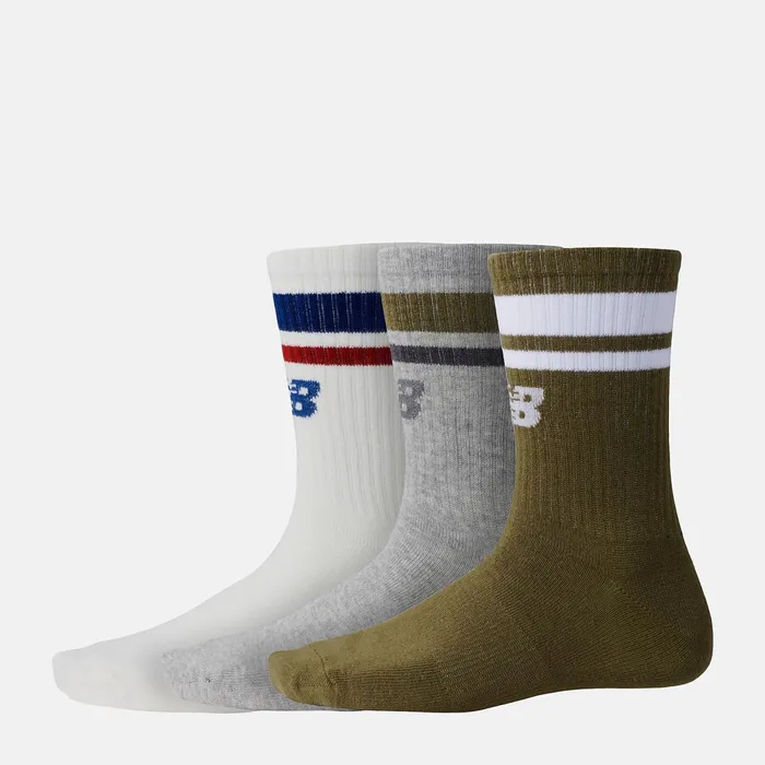 MenWomen Sport Essentials Line Midcalf 3 Pack Assorted 1 Colors New Balance Socks