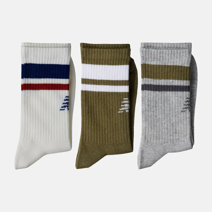 MenWomen Sport Essentials Line Midcalf 3 Pack Assorted 1 Colors New Balance Socks MenWomen Sport Essentials Line Midcalf 3 Pack Assorted 1 Colors New Balance Socks