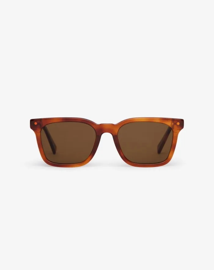 MenWomen Sunglasses TravisMathew SEACLIFF SUNGLASSES Light Tort Bronze Polar