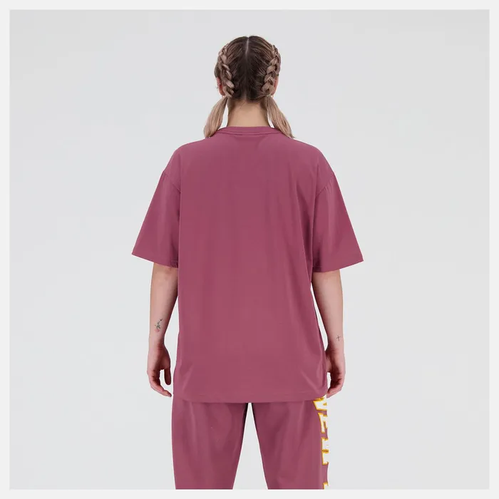MenWomen Unissentials Warped Classics Cotton Jersey TShirt Washed Burgundy New Balance Matching Sets MenWomen Unissentials Warped Classics Cotton Jersey TShirt Washed Burgundy New Balance Matching Sets