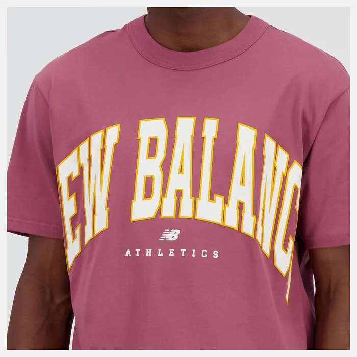 MenWomen Unissentials Warped Classics Cotton Jersey TShirt Washed Burgundy New Balance Matching Sets MenWomen Unissentials Warped Classics Cotton Jersey TShirt Washed Burgundy New Balance Matching Sets