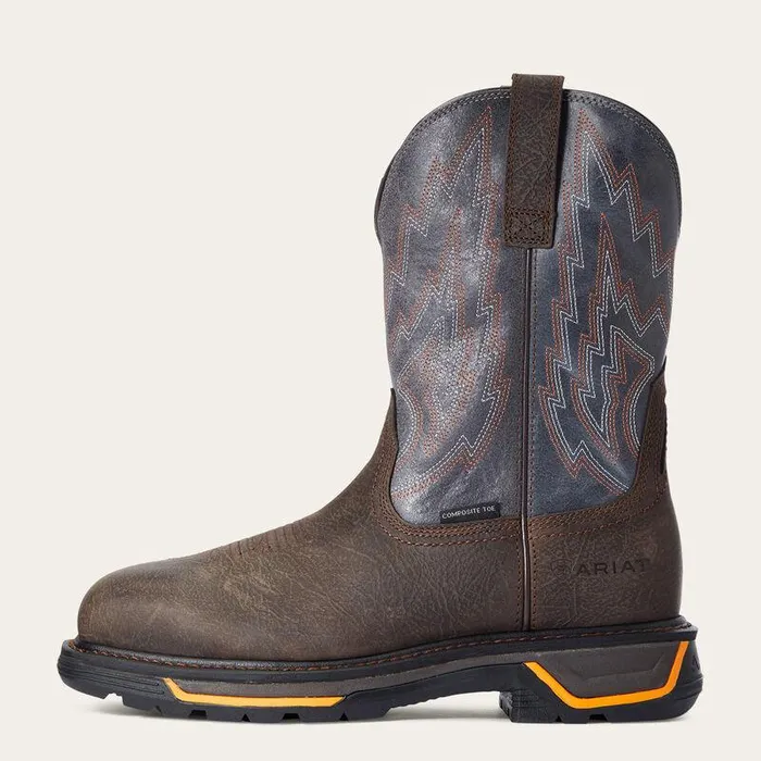 Men Work Boots Ariat Big Rig Composite Toe Work Boot Iron Coffee Men Work Boots Ariat Big Rig Composite Toe Work Boot Iron Coffee