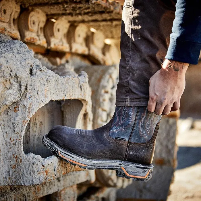 Men Work Boots Ariat Big Rig Composite Toe Work Boot Iron Coffee Men Work Boots Ariat Big Rig Composite Toe Work Boot Iron Coffee