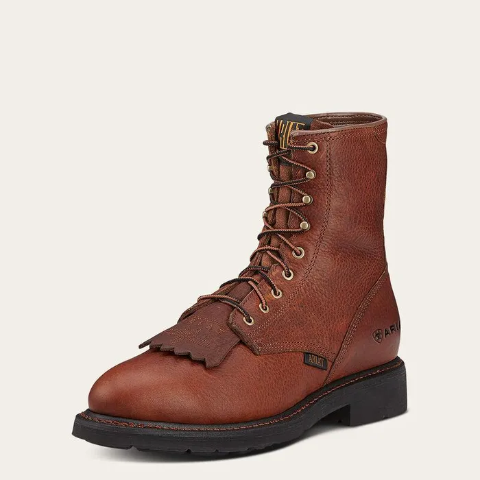 Men Work Boots Ariat Cascade 8quot Waterproof Work Boot Sunshine