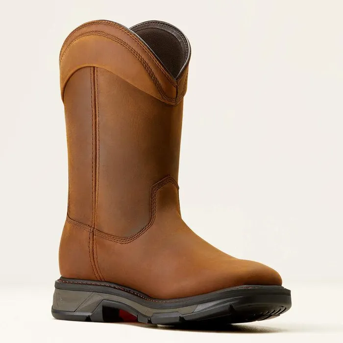 Men Work Boots Ariat WorkHog XT Wellington Waterproof Work Boot Distressed Brown Men Work Boots Ariat WorkHog XT Wellington Waterproof Work Boot Distressed Brown