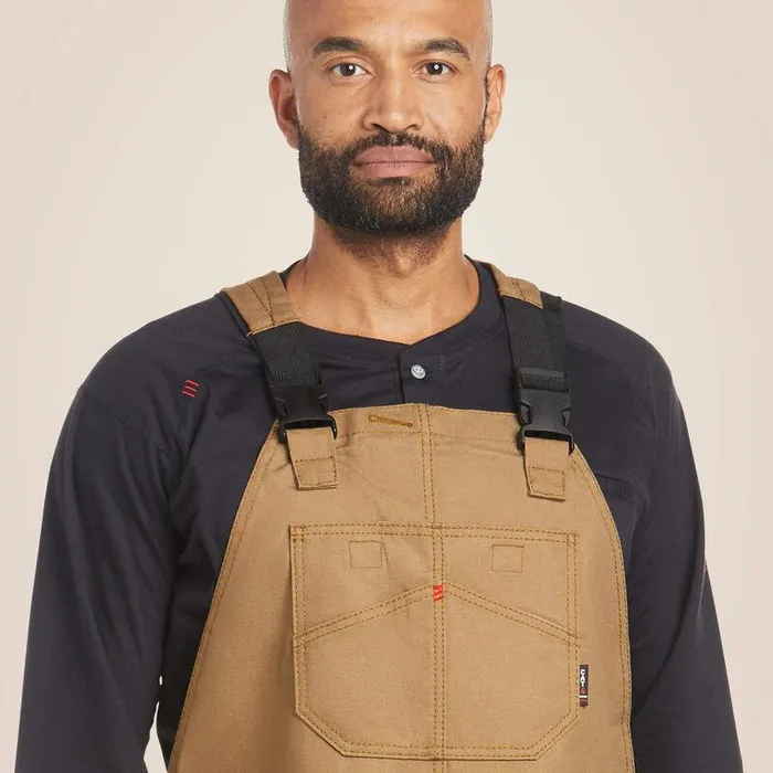 Men Workwear Ariat FR Insulated Overall 20 Bib Field Khaki Men Workwear Ariat FR Insulated Overall 20 Bib Field Khaki