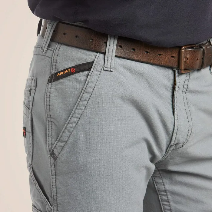 Men Workwear Ariat FR M4 Relaxed Workhorse Boot Cut Pant Fr Medium Gray Men Workwear Ariat FR M4 Relaxed Workhorse Boot Cut Pant Fr Medium Gray