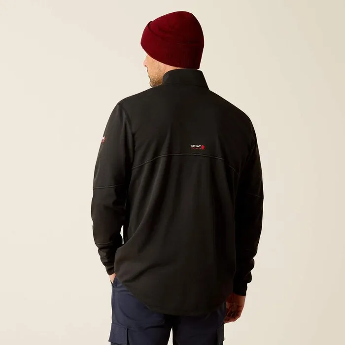 Men Workwear Ariat FR Primo 14 Zip Baselayer Black Men Workwear Ariat FR Primo 14 Zip Baselayer Black