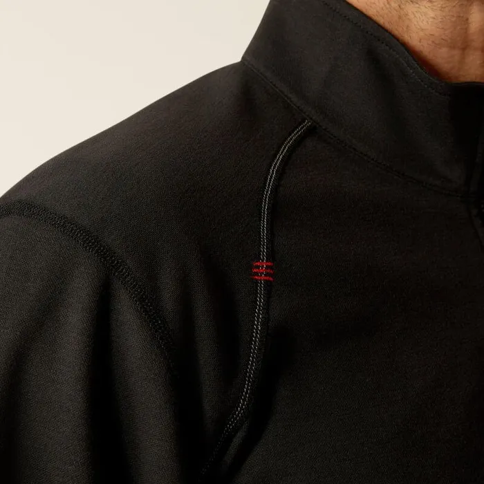 Men Workwear Ariat FR Primo 14 Zip Baselayer Black Men Workwear Ariat FR Primo 14 Zip Baselayer Black