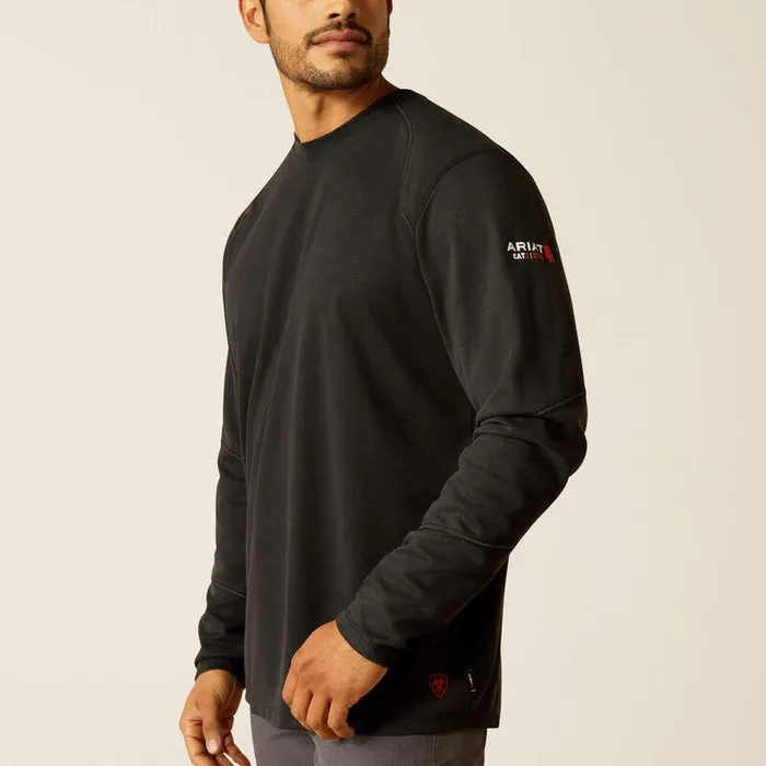 Men Workwear Ariat FR Primo Baselayer Black Men Workwear Ariat FR Primo Baselayer Black