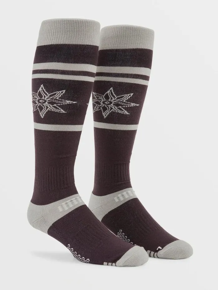 Mens Accessories Volcom Cave Socks 8211 Maroon