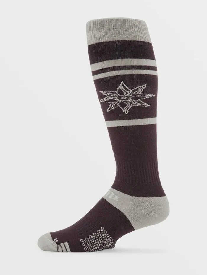 Mens Accessories Volcom Cave Socks 8211 Maroon