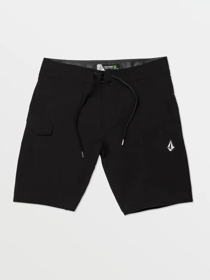 Mens Boardshorts and Trunks Volcom Lido Solid ModTech Boardshorts 8211 Black