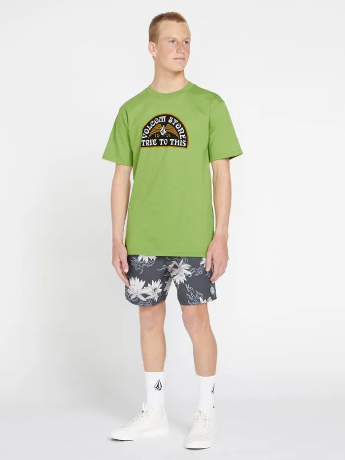 Mens Boardshorts and Trunks Volcom Polys Cracker Trunks 8211 Stealth