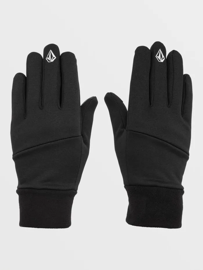 Mens Gloves and Mitts Volcom Provoke GoreTex Mitts 8211 Black