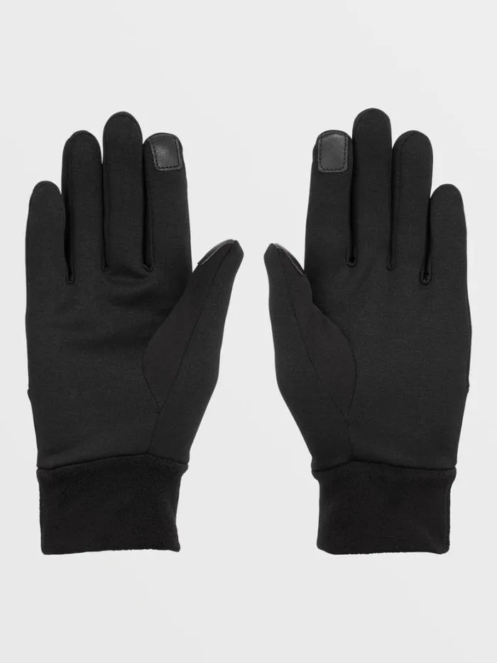 Mens Gloves and Mitts Volcom Provoke GoreTex Mitts 8211 Black