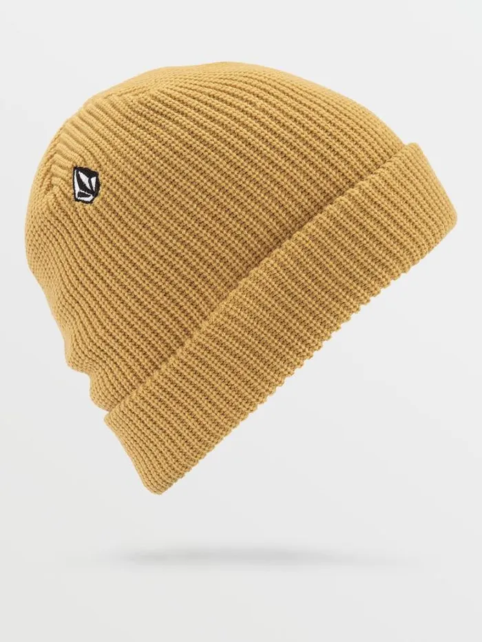 Mens Hats and Beanies Volcom Full Stone Beanie 8211 Mustard