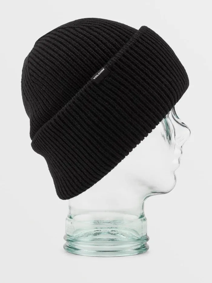 Mens Hats and Beanies Volcom Roller Beanie 8211 Black