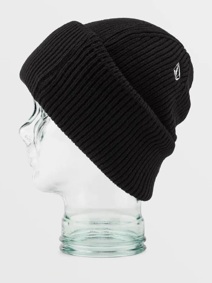 Mens Hats and Beanies Volcom Roller Beanie 8211 Black