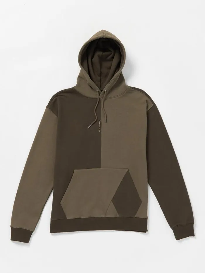 Mens Hoodies and Sweatshirts Volcom Halfstone Fleece Hoodie 8211 Bison