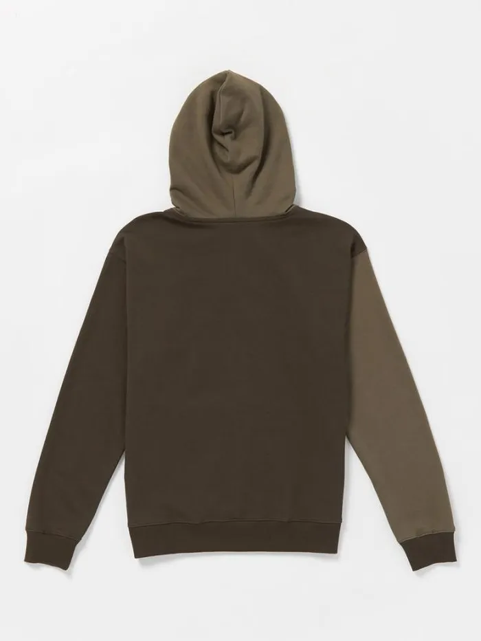Mens Hoodies and Sweatshirts Volcom Halfstone Fleece Hoodie 8211 Bison