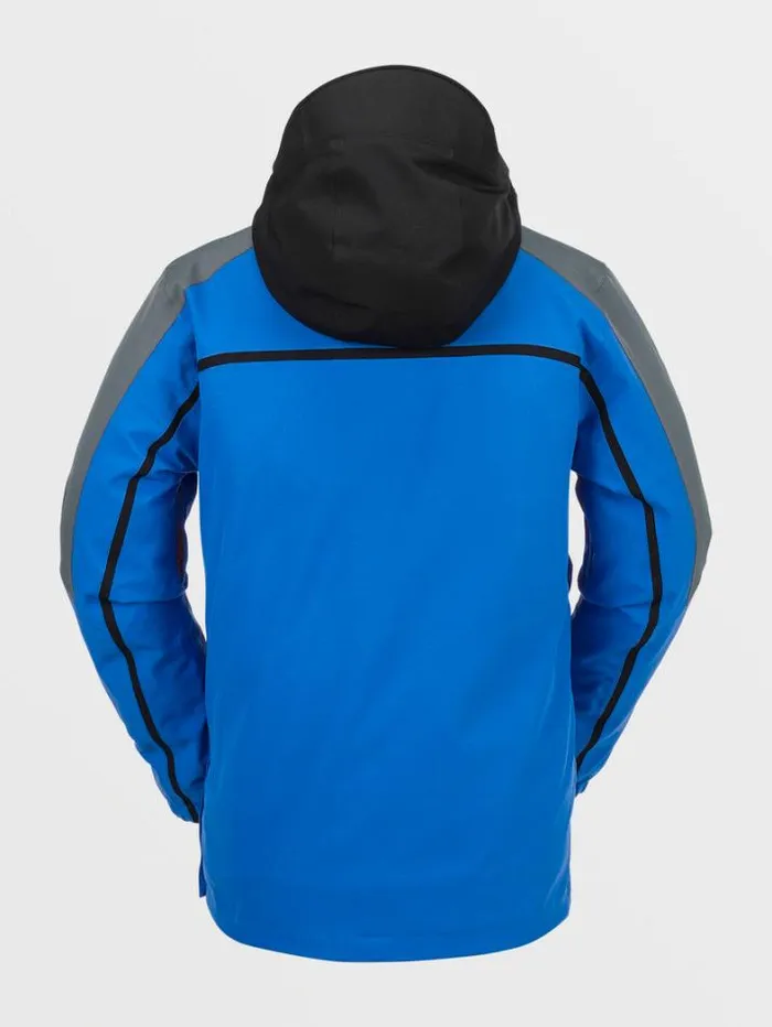 Mens Jackets Volcom Brighton Pullover Jacket 8211 Electric Blue