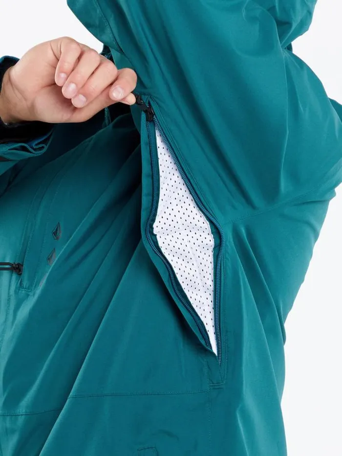 Mens Jackets Volcom Dua GoreTex Jacket 8211 Blue