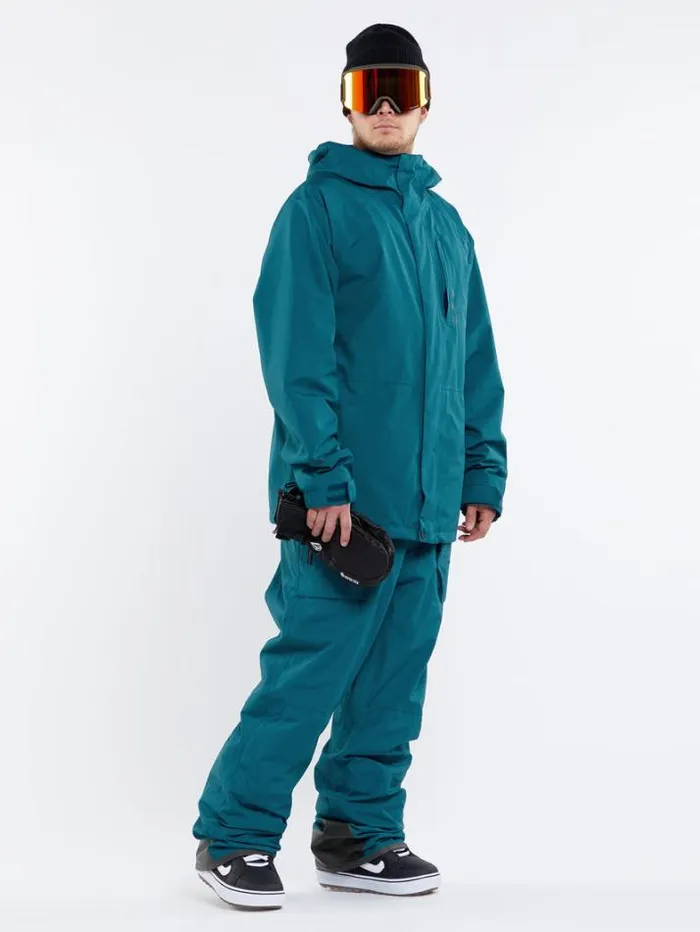 Mens Jackets Volcom Dua GoreTex Jacket 8211 Blue